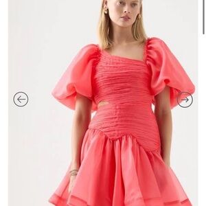 Aje pink dress brand new with tags